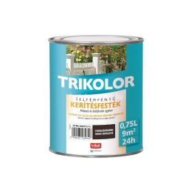   Kerítésfesték Trikolor selyemfényű csokoládébarna 0,75l