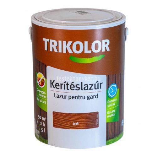 Trikolor kerítéslazúr teak 5l