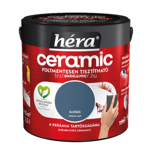 Héra Ceramic 2,5L- Acélkék 