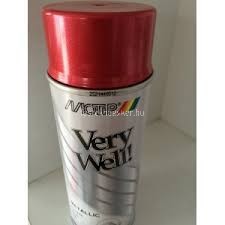 Motip very well metál piros spray 400ml